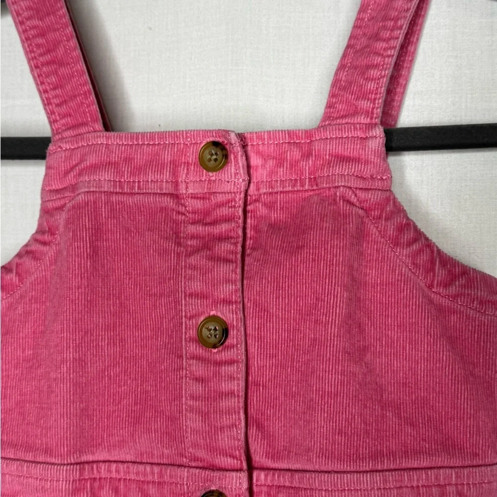 J Crew Crewcuts Girls Pocket Corduroy Jumper Dress Sz 5‎ Pink Spring Easter